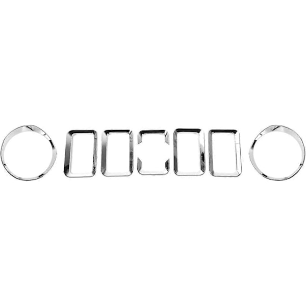 för Jimny Främre Grillinsats + Strålkastarskydd Trim för 2019 2020 Silver