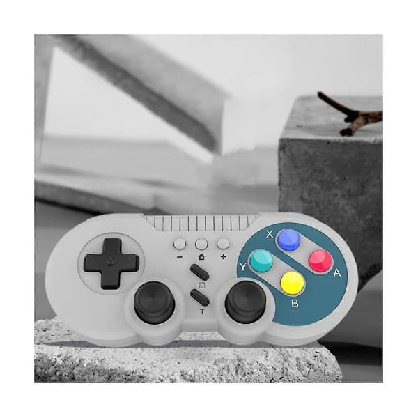 Trådløs Gaming Controller Spillekonsol Controller Joystick med Dobbelt Motor Vibration Turbo Funktion