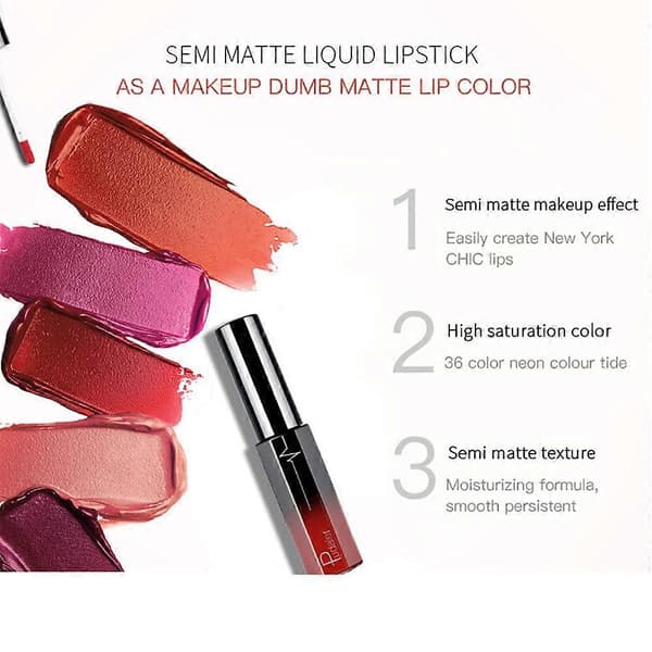 Mat Flydende Læbestift Lip Gloss Makeup Læbestifter Batom Langtidsholdbar Vandtæt Læbefarve Lip Glaze Flydende Læbestift ZERO