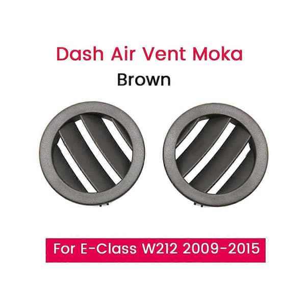 2 ST Brun LH RH Sida Instrumentbräda Luftutsläpp AC Ventilationsgaller Panel Skydd för E-Klass W212 E300 2009-2015