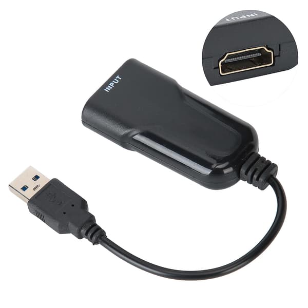 o Videoopptakskort HDMI til USB Videoopptaksadapterboks 1080P for Windows
