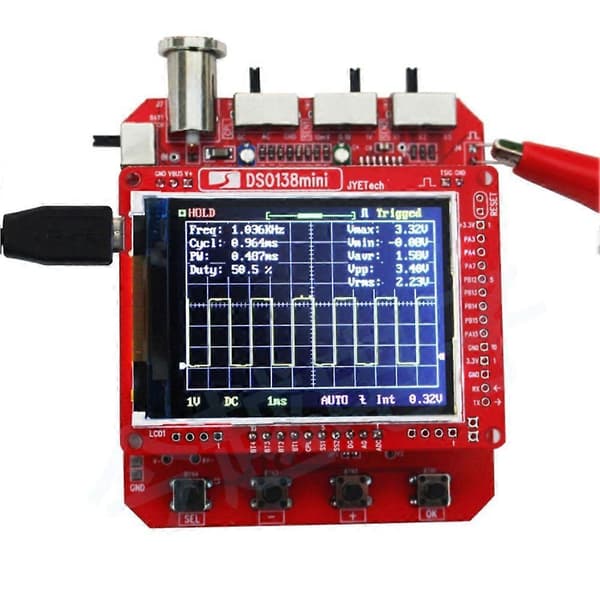 DSO138Mini Digitalt Oscilloskop Kit DIY Læring Lommeformat DSO138 Opgradering