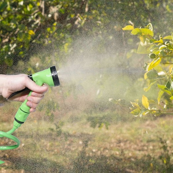 Have-Gardens Udvidbar Have Slange, Sammenklappelig Slange med Krog, 7 Funktioner, Udvidbar Have Slange med 7 Dyser, 30m.