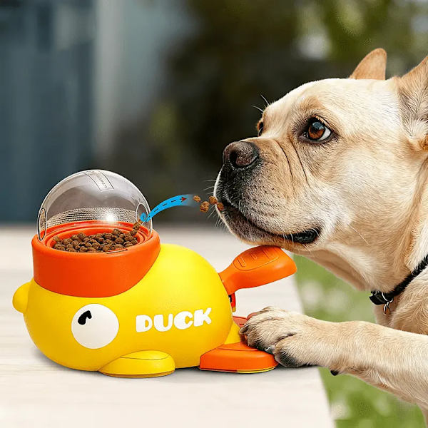 Press&Get Interaktivt Foderlegetøj Smart Puzzle Berigelseslegetøj Til Hund&Kat Godbidsdispenser Pædagogisk Spil Foderautomat
