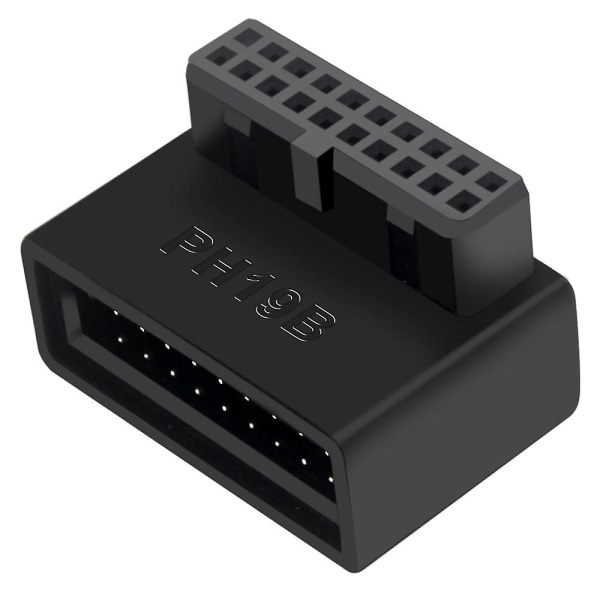 PH19B USB 3.0 Intern Header USB3.0 19/20P Socket 90 Degree Adapter Converter för datormoderkort