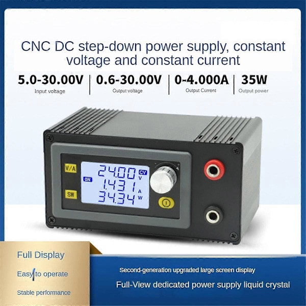 DC CNC Boost -muunnin 35W 5-30V Säädettävä Säädelty Virtalähde Tulo Vakiovirtalähde Aurinkolatausmoduuli