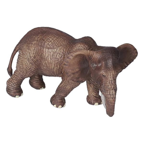 Elefant Legetøjsfigur Model Håndmalet Høj Simulation Livagtig Hun Elefant