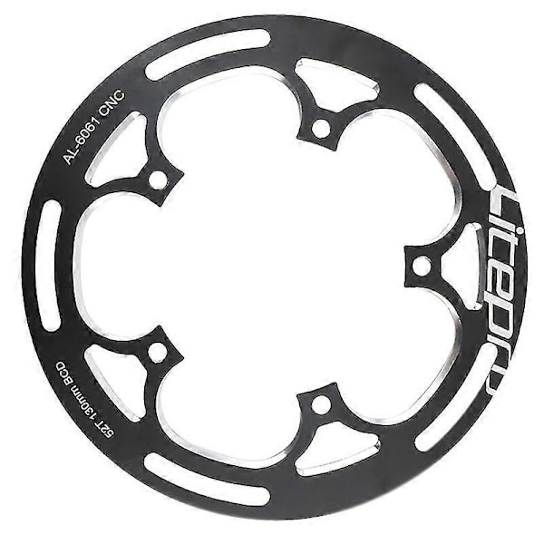 Vikbar Cykel Kedjehjulsskydd 52t Cykel Kedjehjulsskydd Cnc 130bcd Skyddsplatta Vevparti Ch