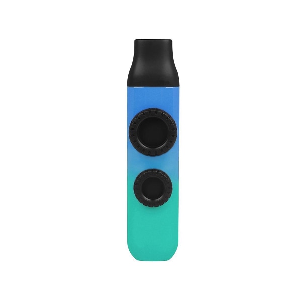 Dobbelt-film Kazoo Professionel Performance Abs Kazoo Guitar Akkompagnement Instrument Kazoo, cyan Pin