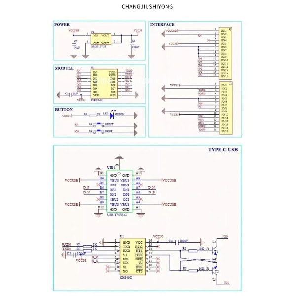 Esp8684 Development Board Type-c Usb Esp32-c2 Espc2-12 Devkit Serial Ch340 Wifi+bluetooth Dual Core