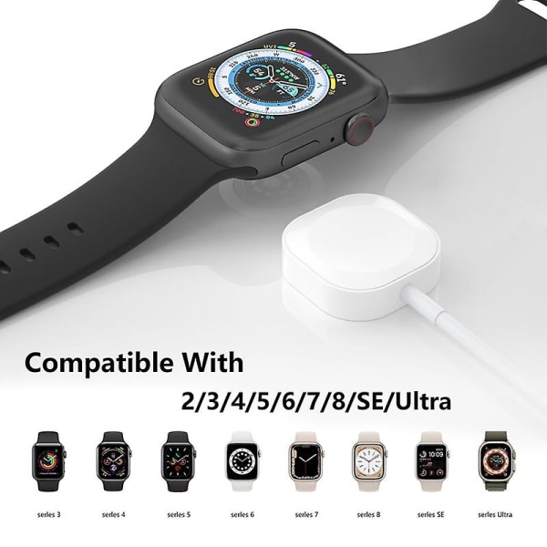 Kompatibel med Watch Oplader Usb-c, Opgraderet Hurtig Opladningskabel til Serie Ultra2 Ultra 9 8 7 6 5