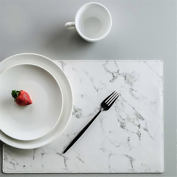 Nahkaiset ruokapöydän tabletit, lämmönkestävät liukumattomat keittiöpöydän tabletit