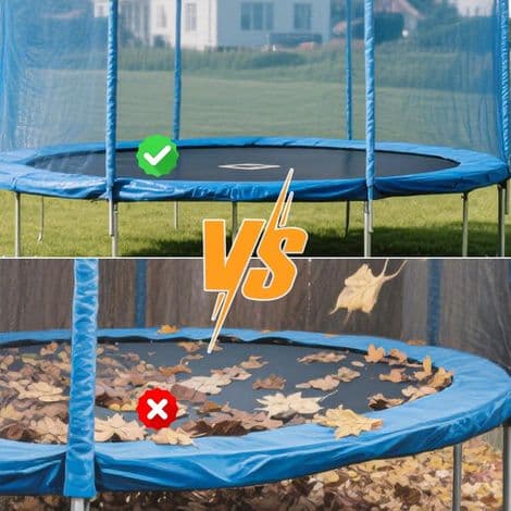 Trampolinskyggebetræk - Diameter: 305 cm