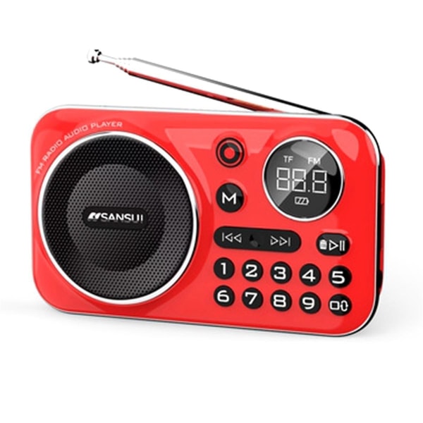 FM-radio Bluetooth 5.0 -kaiutin vanhuksille, Hifi TF/USB MP3 -musiikkisoitin, tallennustoiminto