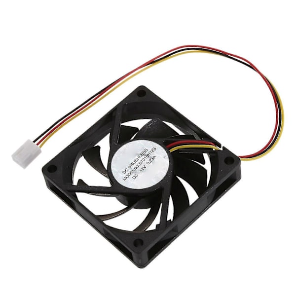 Intern 12v 3-benet CPU-blæser ER-blæser til pc 70x70x15mm