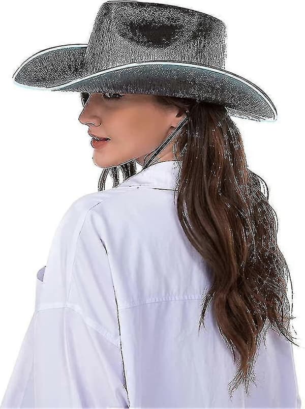 Lysende Space Cowboy Cowgirl Hat