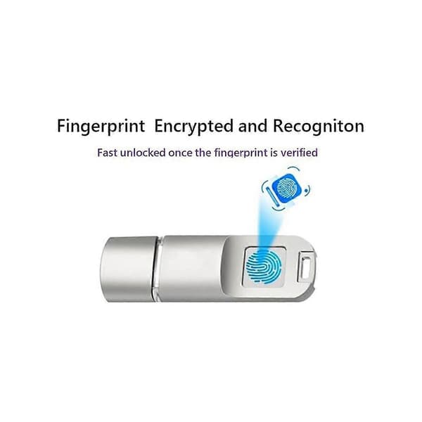 Fingeravtryck USB3.0 Flash Drive 32G Exakt Identifiering Sekretesshantering Nyckel USB Fingeravtryck Flash Drive