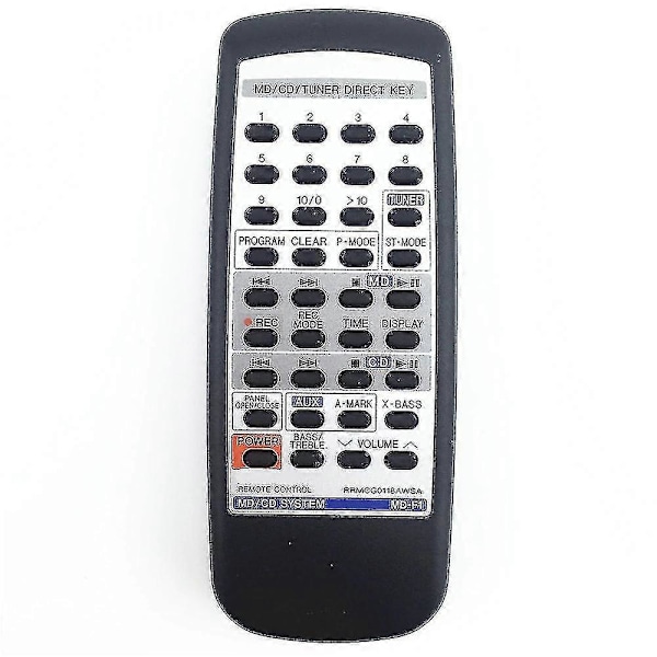 Kaukosäädin sopii Sharp CD MD -virittimelle Direct Key Md-f1 Rrmcg01