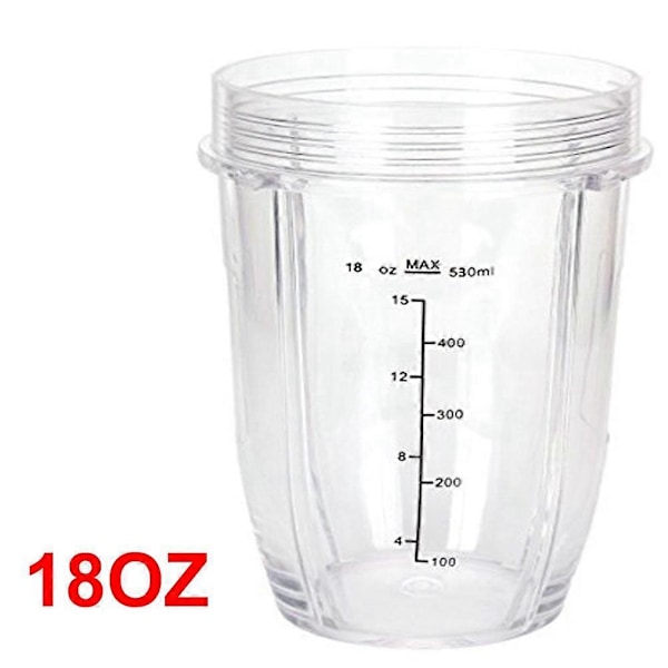 Erstatningskopp for Blender, Blender Erstatningsdeler, Blenderkopper (18Oz/530Ml)