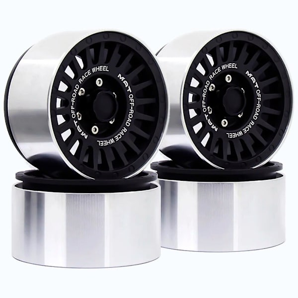 4 stk G53 VP Aluminium 22 Beadlock Felger Til Axial SCX10 RR10 Wraith Traxxas TRX4 TRX6 1/10 RC Rock Crawler Deler