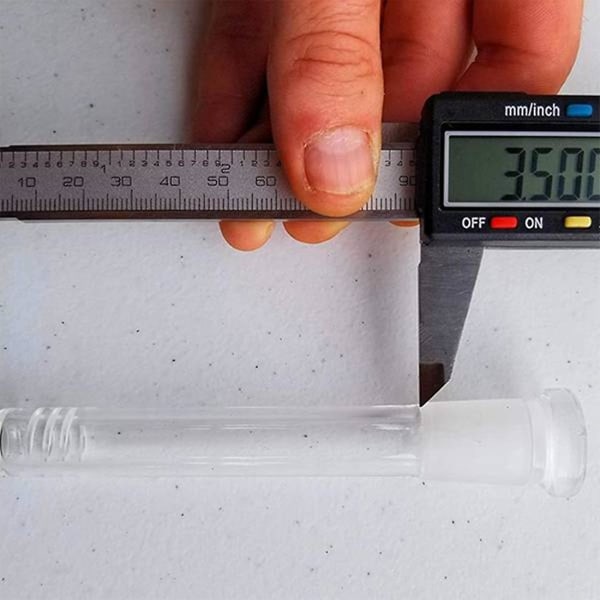 10 stk tykkelse 18 mm x 14 mm stamme klar vitenskapelig glassrøradapter