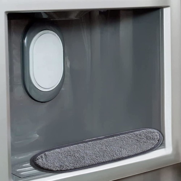 Dryppfanger for absorberende vann Kjøleskap Vannfanger Gjenbrukbar lekkasjefanger for kjøleskap Vannbrett (grå 2 stk)