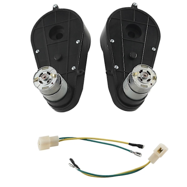 2 stk. 550 Universal Børne Elbil Gearkasse Med Motor, 12vdc Motor Med Gearkasse, Børn Ride-XinHan