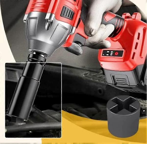 Jekk Socket Drill Adapter, Drill Adapter for Bil, Kraftig Arbeidsbesparende Verktøy Jack Sleeve And Adapter