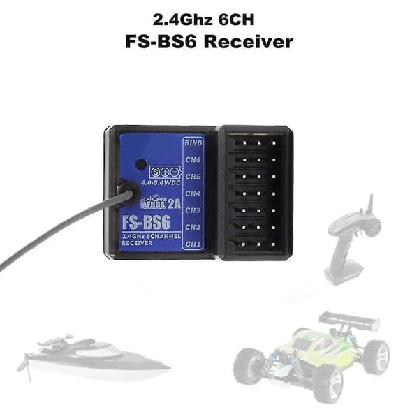 Mottaker 2.4ghz 6ch Afhds2 For -gt5 Gt2e Gt2g -i4x -i6 -i6x Rc Bil Båt Sender