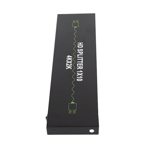1 ind 10 Ud HD Multimedia Interface Splitter Understøtter 4K 30Hz 3D Lyd Video Synkronisering 10 Vejs HD Video Splitter 100?240V EU Stik