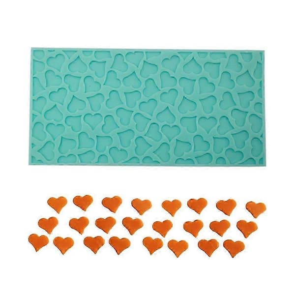 3D Kærlighedshjerte Fondantform Kiksform DIY Tegneserie Presse Bageform