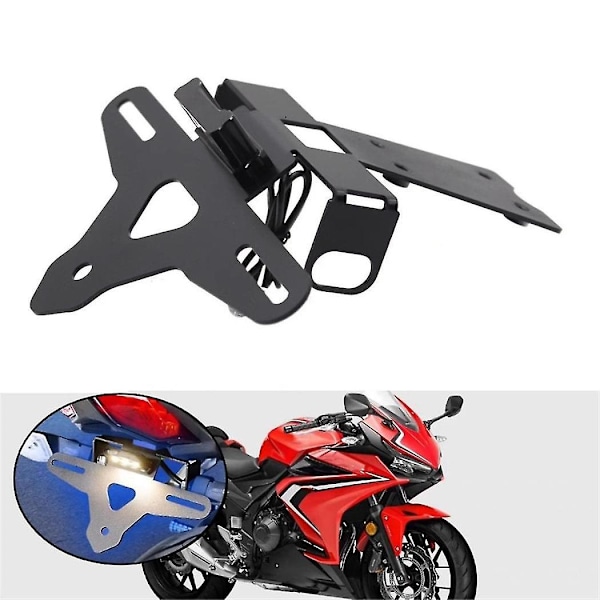 Bageste nummerpladeholder Tail Tidy Eliminator til Cbr400r Cbr500r 2016-2022 Cb500r 2019-2022
