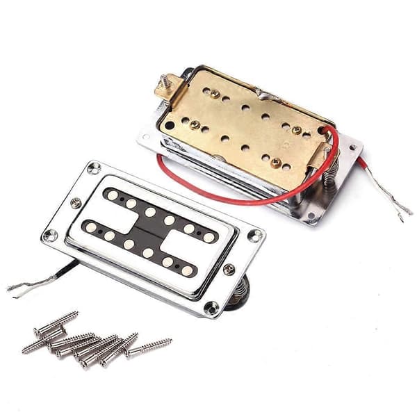 2 stk/sett Gitarr Forseglede Humbucker Pickup-er Dobbel Spole for LP Elektriske Gitarer med Monterings S