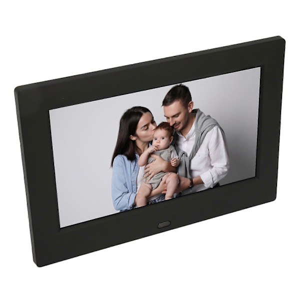7 Tommers Digital Fotoramme HD 1080P Digital Bilderamme Fotoalbum med Klokke og Kalenderfunksjon 100?240V EU Plugg