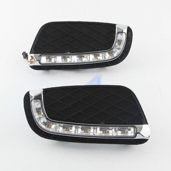LED DRL Kjørelys Blinklys Tåkelys Passer For 08-20 Benz Smart Fortwo