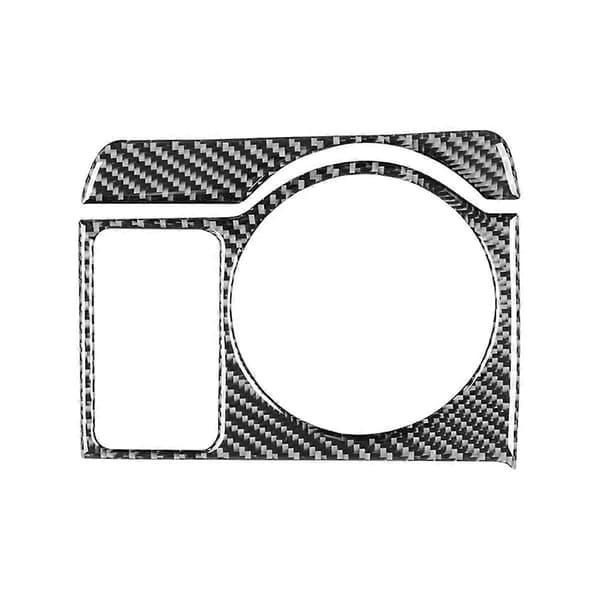 Kolfiber för 4Runner 2010-2020 LHD 4WD Fyrahjulsdrift Panel Kopps hållare Trim Cover Interiör Ac