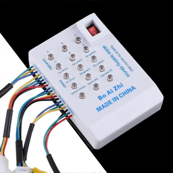 WJTG E-Kjøretøy Vedlikehold: E-sykkel Tester - Omfattende Børsteløs Motor Tester for 24V til 72V Systemer
