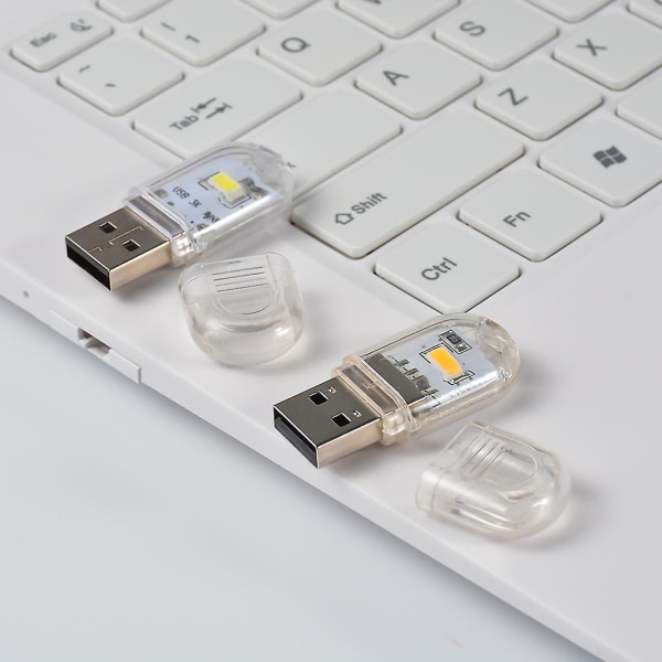 USB lukulamppu Minikirkas LED-yövalo Kannettava tietokone retkeilylamppu