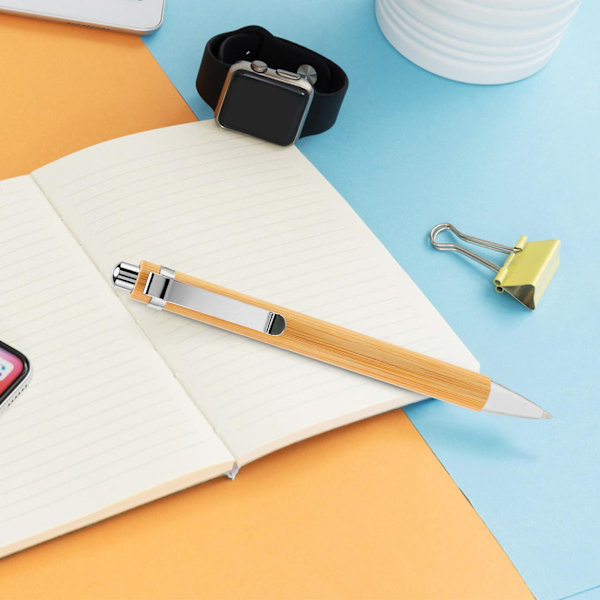 24 stk. Bambus Kuglepen Stylus Kontaktpen Kontor & Skoleartikler Penne & Skriveartikler