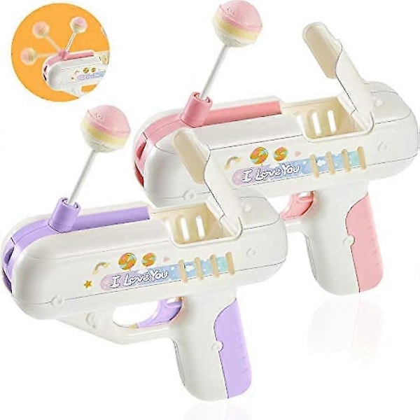 2 Stycken Lollipop Pistol Leksak Sockerpistol Söt Leksak Lollipop Förvaringsleksak Godispistol Pojkar Flickor Godisleksak Överraskningsidéer Presenter För Video Pojkar Och Flickor Vuxna