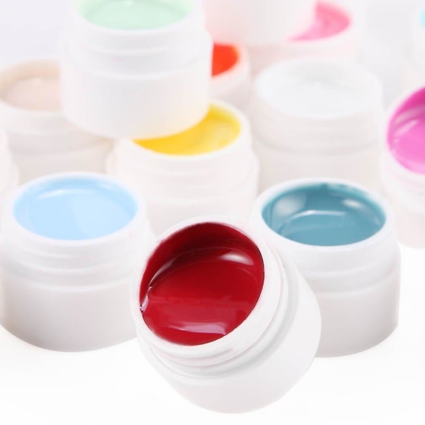 20 farver Lot Gel Uv Range Pr Nail Tip Manicure