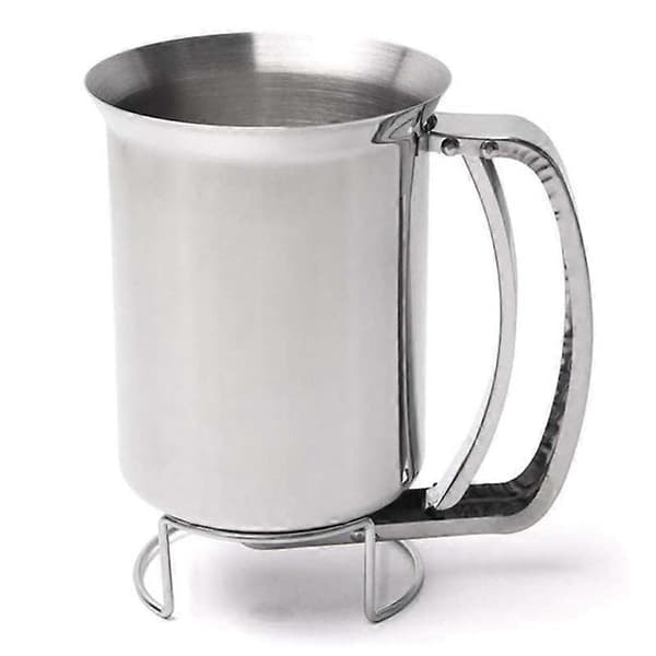 Mel Dispenser, Meldej Dispenser Rustfrit Stål Bageværktøj Dej Mixer Dej Tragt til H