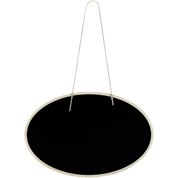 Mini puinen liitutaulu riippukyltti Viestitaulu maalaismainen hääsuihkujuhla tee itse -sisustus (musta1kpl)