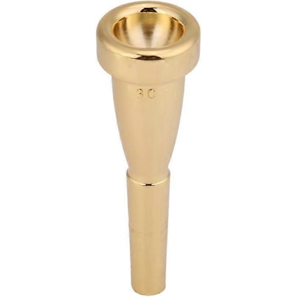 2025 Sopiva Trumpetin Suukappale, Messinkinen Trumpetin Suukappale 3C-koon Instrumenteille (Kulta)