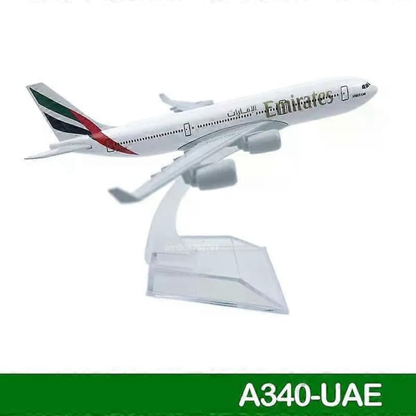 6 tommer 15 CM A380 A350 A330 A320 Concorde Støbt Flymodel Til Gaveindsamling A340 UAE