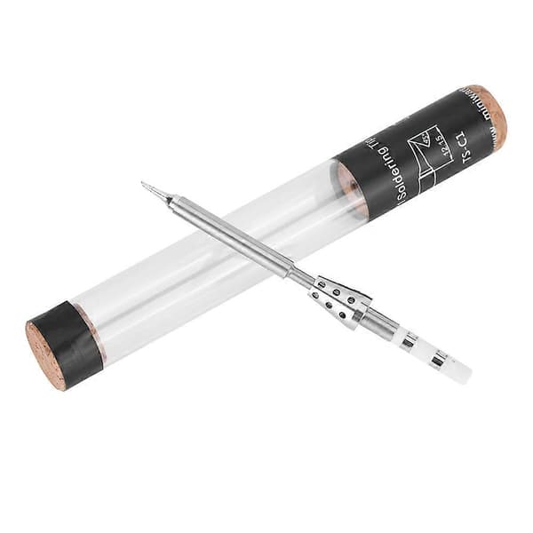 Mini Penn Type Rustfritt Stål Loddeboltspisser Erstatning for TS100 Loddebolt (TS-C1)