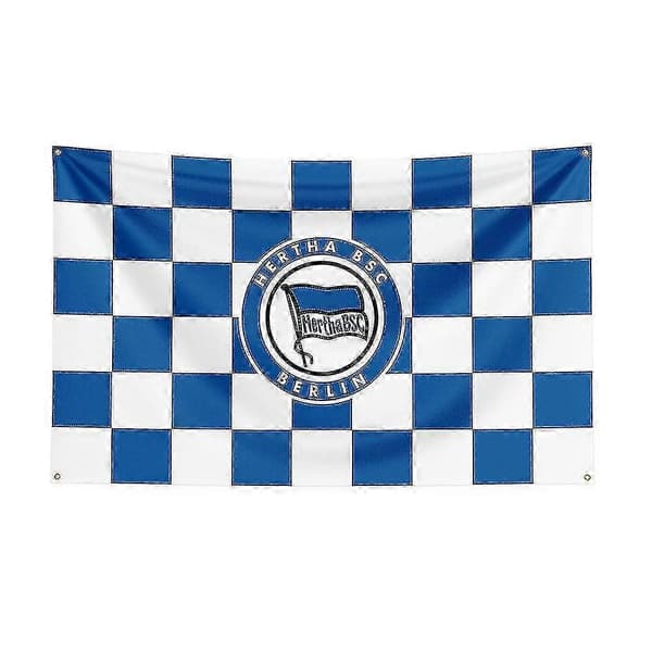 3x5 Hertha Bsc Flagg Polyester Trykt Racing Sport Banner For Dekor