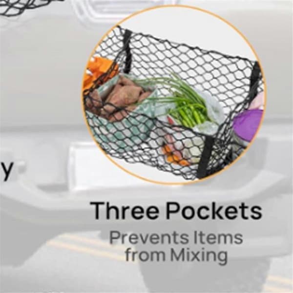 Cargo Net Bagagerums Organizer, Mesh Opbevaringsnet, Bagagerums Cargo Net, Truck Tilbehør Sundrys Stativ, Ca