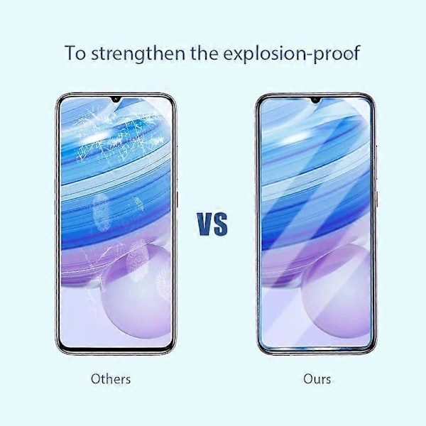 3-pack Härdat Glas för Redmi 9 Skärmskydd