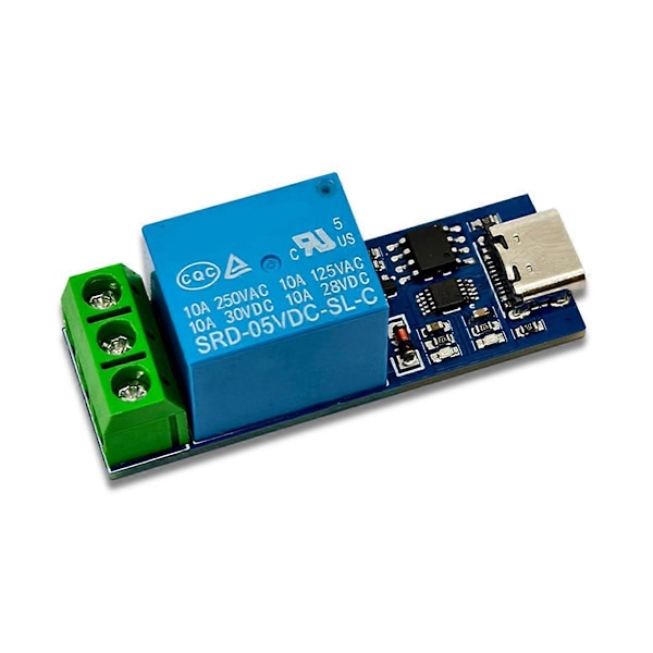 TPYE-C Interface LCUS-1 USB Relæmodul USB Intelligent Kontrol Switch Seriel Port Relæ